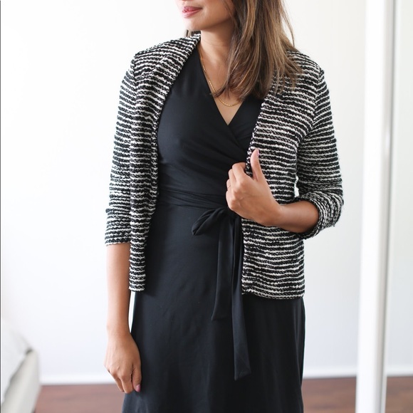 H&M Lightweight Tweed Cardigan Jacket - Picture 2 of 8